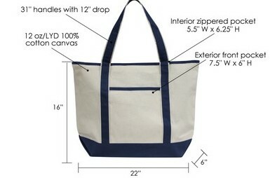 OAD Promotional Heavyweight Large Beach Tote