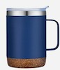 Slate 12 oz Vacuum Mug with Cork Bottom